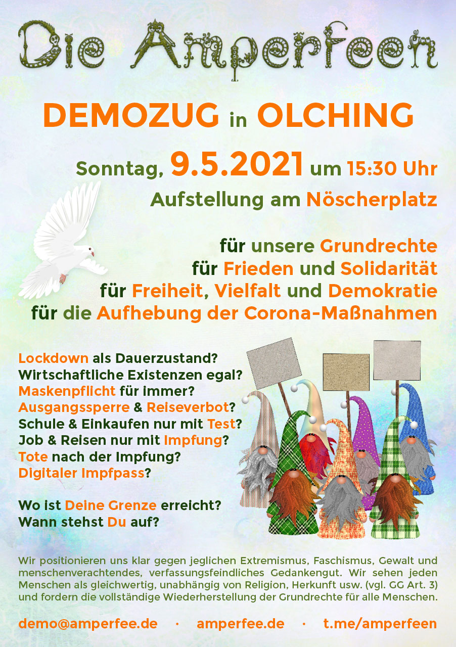 You are currently viewing 1. Demozug Olching 09.05.2021